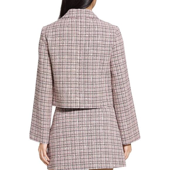 THEORY Patch Tweed Crop Jacket Size 4 - Picture 2 of 14